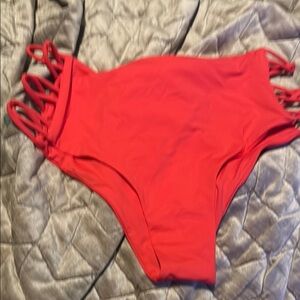 Spiritual Gangster Red Strappy Bikini Bottom